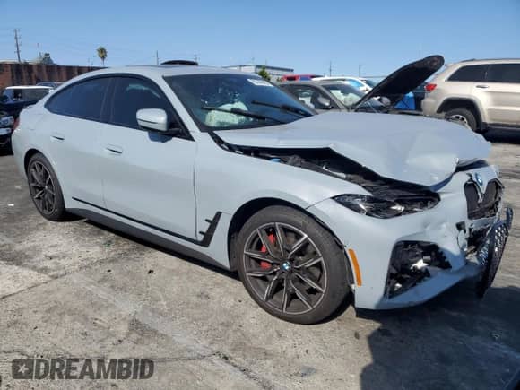 2022 BMW 4 Series 430i с VIN WBA63AV08NFM63747, выставлен на аукционе Copart как лот 80536945 с пробегом 45 939 миль миль и Списание • Salvage title. История ставок и продаж доступна на DreamBid. Изображение 4.