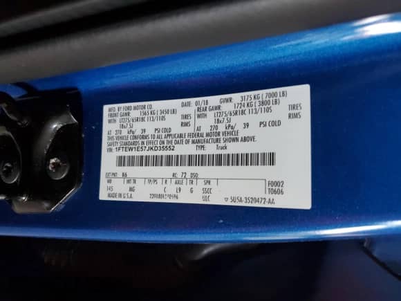 2018 Ford F-150 XL с VIN 1FTEW1E57JKD35552, выставлен на аукционе Copart как лот 86535065 с пробегом 73 090 миль миль и Списание • Salvage title. История ставок и продаж доступна на DreamBid. Изображение 12.