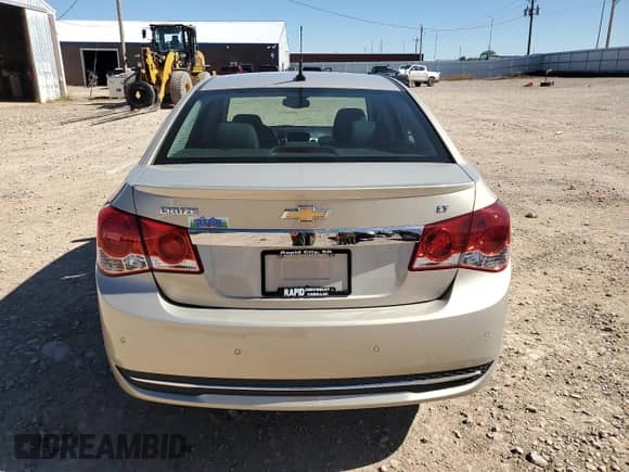 2011 Chevrolet Cruze 1LT with VIN 1G1PF5S99B7208189, listed as a Copart auction lot 81734805 with 43,616 mi miles and Salvage title. Bid and sale history available at DreamBid. Image 6.