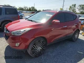 2015 Hyundai Tucson Limited with VIN KM8JU3AG6FU957607, listed as a Copart auction lot 66360055 with 105,214 mi miles and Salvage title. Bid and sale history available at DreamBid. Image 1.