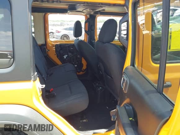 2021 Jeep Wrangler Unlimited Sport Altitude with VIN 1C4HJXDN4MW671222, listed as a IAAI auction lot 42700872 with 49,482 mi miles and . Bid and sale history available at DreamBid. Image 8.