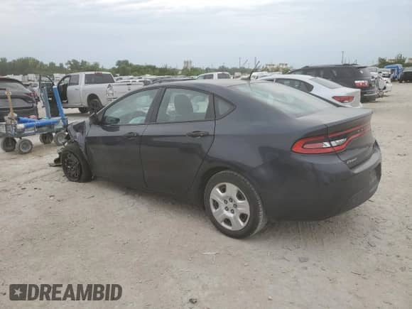 2013 Dodge Dart SE with VIN 1C3CDFAA2DD342242, listed as a Copart auction lot 71817095 with Not provided miles and Salvage title. Bid and sale history available at DreamBid. Image 2.