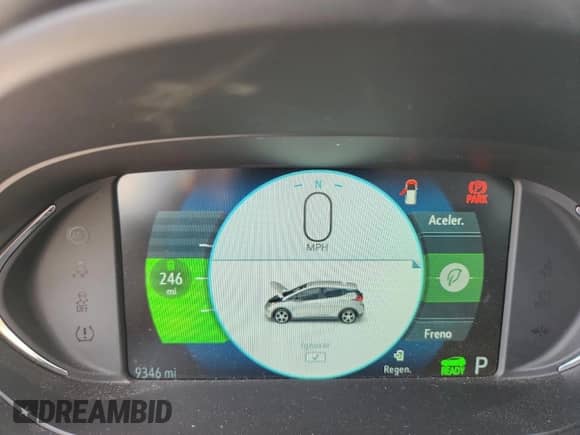 2020 Chevrolet Bolt EV Premier with VIN 1G1FZ6S0XL4116358, listed as a Copart auction lot 71929105 with 9,346 mi miles and Salvage title. Bid and sale history available at DreamBid. Image 9.