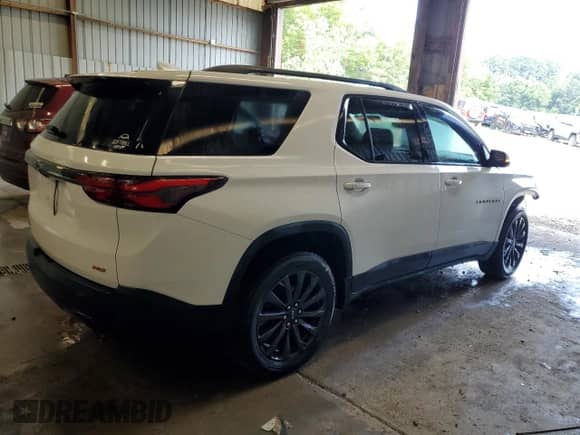 2022 Chevrolet Traverse RS с VIN 1GNEVJKW1NJ186509, выставлен на аукционе Copart как лот 66326335 с пробегом 67 892 миль миль и Списание • Salvage title. История ставок и продаж доступна на DreamBid. Изображение 3.