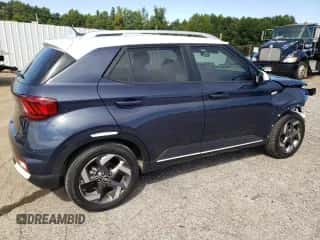 2024 Hyundai Venue Limited with VIN KMHRC8A35RU280330, listed as a Copart auction lot 69967164 with 9,276 mi miles and Salvage title. Bid and sale history available at DreamBid. Image 3.