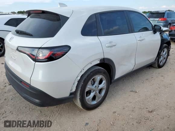 2024 Honda HR-V LX z VIN 3CZRZ1H34RM739751, wystawiony jako Copart lot #71668765 z przebiegiem Nie podano mil oraz Szkoda całkowita • Salvage title. Historia ofert i sprzedaży dostępna na DreamBid. Obrazek 3.