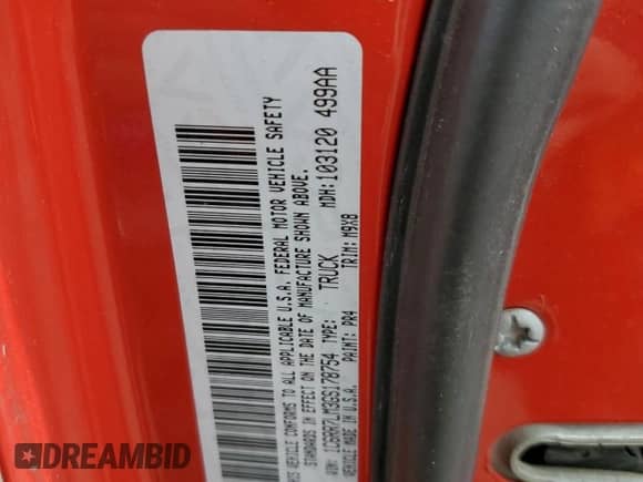 2016 Ram 1500 SLT with VIN 1C6RR7LM3GS178754, listed as a Copart auction lot 51489645 with 125,849 mi miles and Salvage title. Bid and sale history available at DreamBid. Image 12.