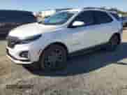 2024 Chevrolet Equinox RS with VIN 3GNAXMEG9RS213653, listed as a Copart auction lot 90118035 with 25,115 mi miles and Salvage title. Bid and sale history available at DreamBid. Image 1.