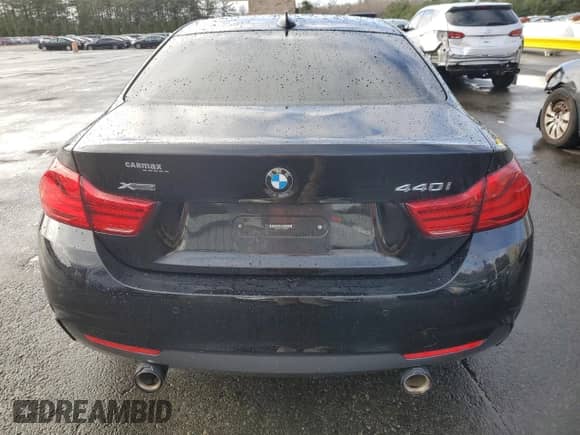 2019 BMW 4 Series 440i xDrive with VIN WBA4W9C53KAF98688, listed as a Copart auction lot 49517755 with 34,235 mi miles and Salvage title. Bid and sale history available at DreamBid. Image 6.