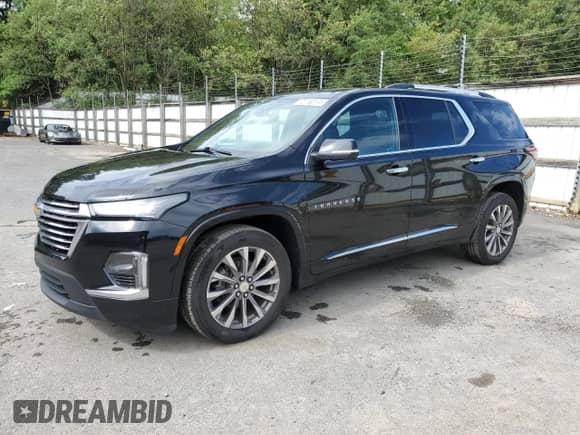 2022 Chevrolet Traverse Premier with VIN 1GNEVKKW1NJ127062, listed as a Copart auction lot 84001685 with 141,424 mi miles and Clean title. Bid and sale history available at DreamBid. Image 1.