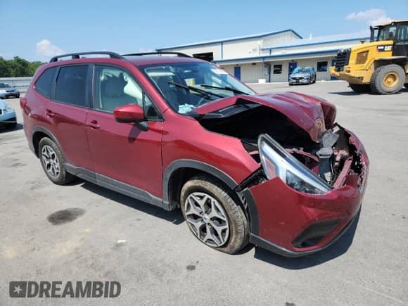 2021 Subaru Forester Premium z VIN JF2SKAJC9MH456329, wystawiony jako Copart lot #68175905 z przebiegiem 67 083 mil mil oraz Szkoda całkowita • Salvage title. Historia ofert i sprzedaży dostępna na DreamBid. Obrazek 4.