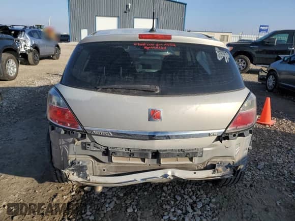 2008 Saturn Astra XR with VIN W08AT671985058726, listed as a Copart auction lot 83072034 with 130,632 mi miles and Salvage title. Bid and sale history available at DreamBid. Image 6.