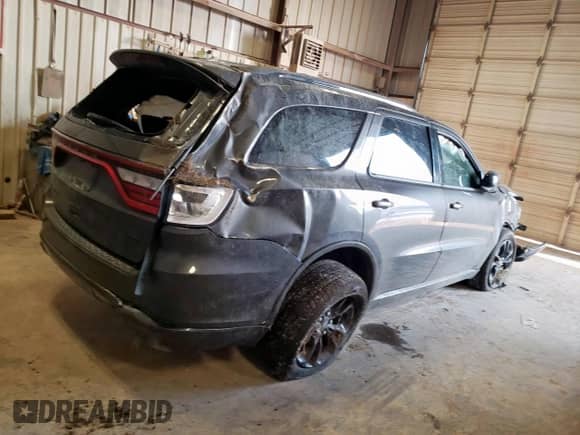 2021 Dodge Durango GT Plus with VIN 1C4RDHDGXMC762032, listed as a Copart auction lot 64784045 with 114,567 mi miles and Non repairable. Bid and sale history available at DreamBid. Image 3.