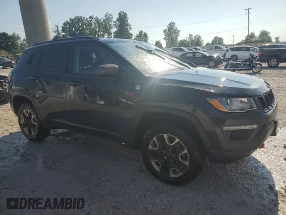 2017 Jeep Compass Trailhawk with VIN 3C4NJDDB3HT630454, listed as a Copart auction lot 63787745 with 166,709 mi miles and Clean title. Bid and sale history available at DreamBid. Image 4.
