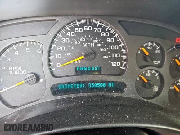 2003 Chevrolet Tahoe Z71 z VIN 1GNEK13Z13R267039, wystawiony jako Copart lot #83875315 z przebiegiem 358 588 mil mil oraz Szkoda całkowita • Salvage title. Historia ofert i sprzedaży dostępna na DreamBid. Obrazek 9.