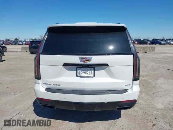 2025 Cadillac Escalade 4WD Sport Platinum with VIN 1GYS9GRL7SR114980, listed as a IAAI auction lot 41734072 with 1,780 mi miles and . Bid and sale history available at DreamBid. Image 16.