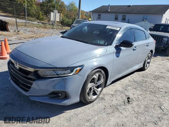 2022 Honda Accord Sport с VIN 1HGCV2F34NA015762, выставлен на аукционе Copart как лот 87056895 с пробегом 40 802 миль миль и Списание • Salvage title. История ставок и продаж доступна на DreamBid. Изображение 1.