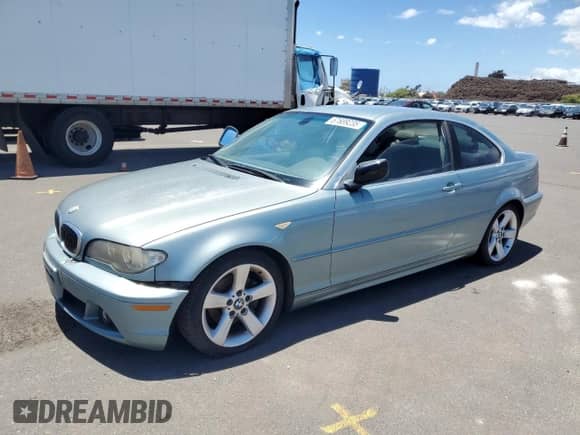 2004 BMW 3 Series 325Ci with VIN WBABD33454PL00351, listed as a Copart auction lot 67689235 with 119,485 mi miles and Clean title. Bid and sale history available at DreamBid. Image 1.