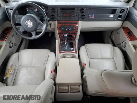 2007 Jeep Commander Limited with VIN 1J8HG58P07C529284, listed as a Copart auction lot 58814305 with 161,686 mi miles and Salvage title. Bid and sale history available at DreamBid. Image 8.
