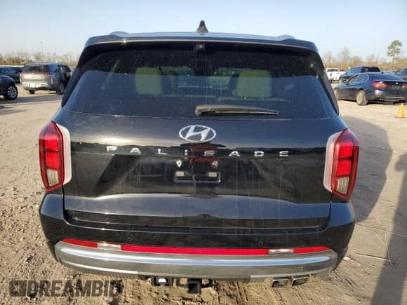 2024 Hyundai Palisade Calligraphy z VIN KM8R74GEXRU761969, wystawiony jako Copart lot #41876915 z przebiegiem 5 796 mil mil oraz Szkoda całkowita • Salvage title. Historia ofert i sprzedaży dostępna na DreamBid. Obrazek 6.