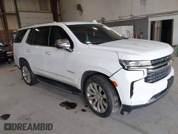 2023 Chevrolet Tahoe Premier с VIN 1GNSKSKD0PR217513, выставлен на аукционе IAAI как лот 41779222 с пробегом 55 424 миль миль и . История ставок и продаж доступна на DreamBid. Изображение 1.