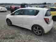 2015 Chevrolet Sonic RS with VIN 1G1JH6SB1F4154063, listed as a Copart auction lot 81189525 with 136,030 mi miles and Salvage title. Bid and sale history available at DreamBid. Image 2.