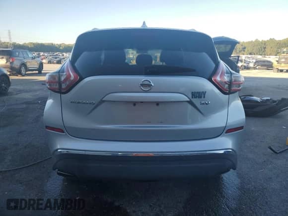 2017 Nissan Murano S with VIN 5N1AZ2MG2HN118946, listed as a Copart auction lot 81340685 with 167,547 mi miles and Salvage title. Bid and sale history available at DreamBid. Image 6.