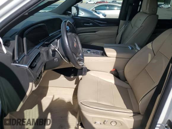 2023 Cadillac Escalade 4WD Premium Luxury with VIN 1GYS4CKL0PR491899, listed as a Copart auction lot 67749725 with 33,804 mi miles and Salvage title. Bid and sale history available at DreamBid. Image 7.