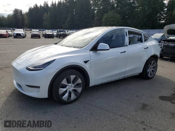 2020 Tesla Model Y Long Range с VIN 5YJYGDEE6LF023427, выставлен на аукционе Copart как лот 81877945 с пробегом 52 307 миль миль и Списание • Salvage title. История ставок и продаж доступна на DreamBid. Изображение 1.
