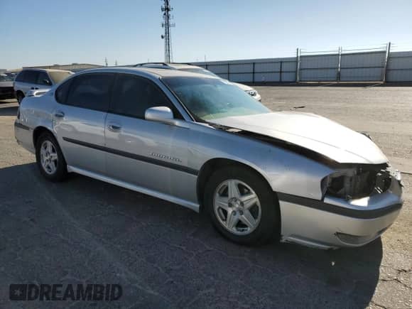 2002 Chevrolet Impala LS with VIN 2G1WH55K629364645, listed as a Copart auction lot 68880725 with 155,361 mi miles and Salvage title. Bid and sale history available at DreamBid. Image 4.