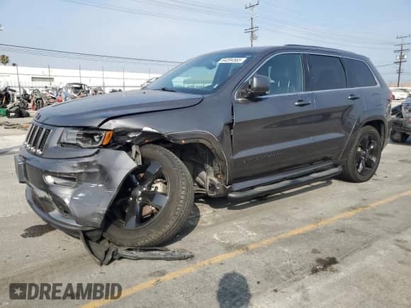 2015 Jeep Grand Cherokee High Altitude z VIN 1C4RJECG2FC144246, wystawiony jako Copart lot #64394565 z przebiegiem 126 730 mil mil oraz Szkoda całkowita • Salvage title. Historia ofert i sprzedaży dostępna na DreamBid. Obrazek 1.