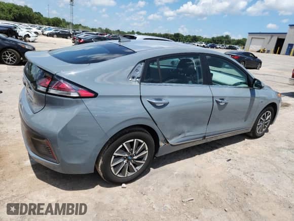 2020 Hyundai Ioniq Limited with VIN KMHC85LJ0LU070145, listed as a Copart auction lot 63575985 with 27,290 mi miles and Salvage title. Bid and sale history available at DreamBid. Image 3.