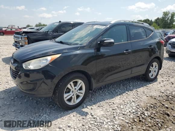 2012 Hyundai Tucson GLS with VIN KM8JUCAC5CU529911, listed as a Copart auction lot 67259395 with Not provided miles and Salvage title. Bid and sale history available at DreamBid. Image 1.