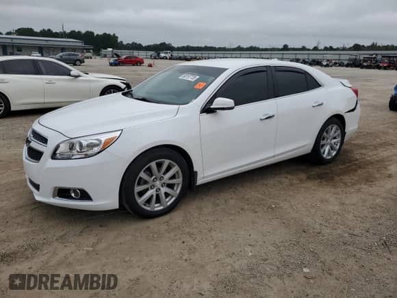 2013 Chevrolet Malibu LT with VIN 1G11E5SA5DU139265, listed as a Copart auction lot 68197735 with 80,714 mi miles and Salvage title. Bid and sale history available at DreamBid. Image 1.