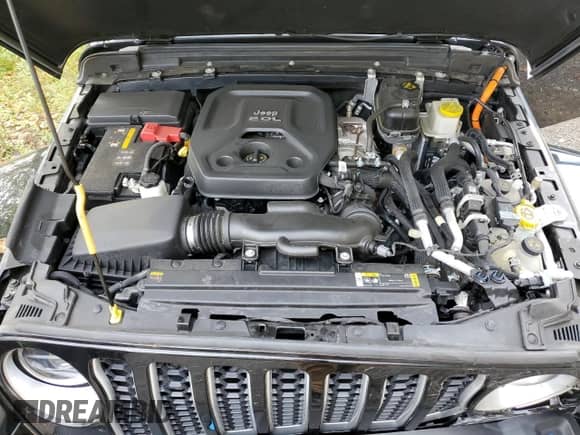 2023 Jeep Wrangler Sahara with VIN 1C4JJXP63PW513576, listed as a Copart auction lot 81793795 with 41,387 mi miles and Salvage title. Bid and sale history available at DreamBid. Image 12.