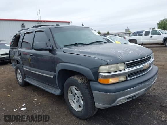 2005 Chevrolet Tahoe Z71 with VIN 1GNEK13T85R199417, listed as a IAAI auction lot 43228579 with 326,516 mi miles and . Bid and sale history available at DreamBid. Image 1.