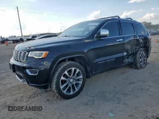 2017 Jeep Grand Cherokee Overland with VIN 1C4RJFCG0HC834375, listed as a Copart auction lot 85707185 with 138,240 mi miles and Salvage title. Bid and sale history available at DreamBid. Image 1.