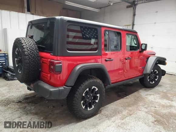 2025 Jeep Wrangler Rubicon с VIN 1C4RJXR63SW571731, выставлен на аукционе Copart как лот 68278855 с пробегом 5 466 миль миль и Чистый • Clean title. История ставок и продаж доступна на DreamBid. Изображение 3.