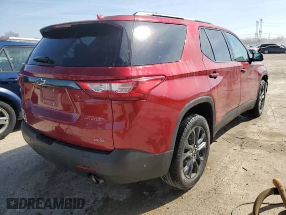 2019 Chevrolet Traverse RS с VIN 1GNERJKX3KJ135988, выставлен на аукционе Copart как лот 48596275 с пробегом 113 582 миль миль и Списание • Salvage title. История ставок и продаж доступна на DreamBid. Изображение 3.
