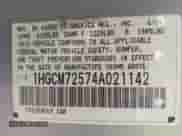 2004 Honda Accord EX с VIN 1HGCM72574A021142, выставлен на аукционе IAAI как лот 43048935 с пробегом 170 794 миль миль и . История ставок и продаж доступна на DreamBid. Изображение 9.