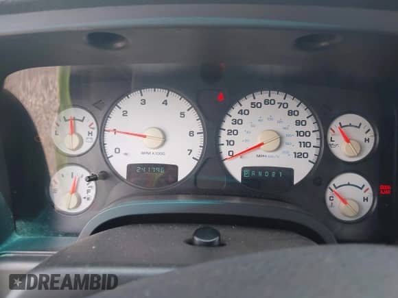 2004 Dodge 1500 SLT with VIN 1D7HA18N84J227092, listed as a IAAI auction lot 42834242 with 241,796 mi miles and . Bid and sale history available at DreamBid. Image 7.