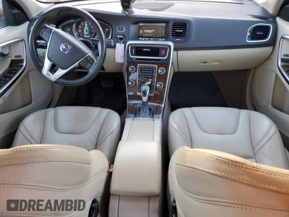 2014 Volvo S60 T6 with VIN YV1902FH7E2287875, listed as a Copart auction lot 80261854 with 130,361 mi miles and Salvage title. Bid and sale history available at DreamBid. Image 8.