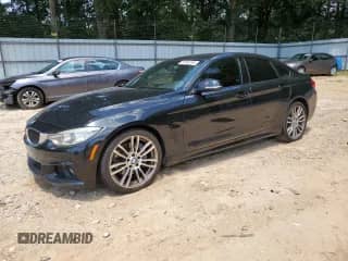 2017 BMW 4 Series 430i with VIN WBA4F7C37HG787639, listed as a Copart auction lot 66569195 with 93,041 mi miles and Salvage title. Bid and sale history available at DreamBid. Image 1.