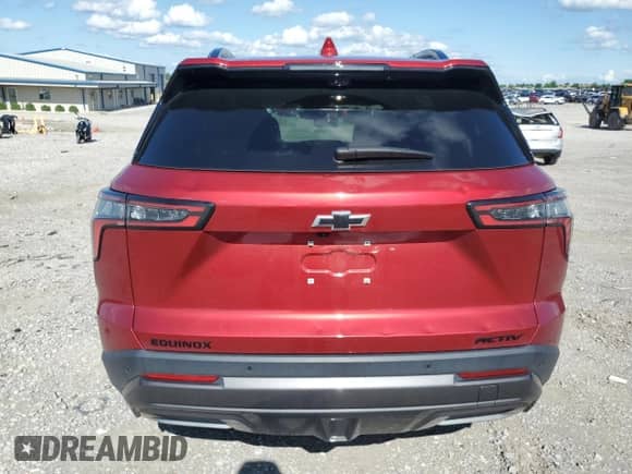 2025 Chevrolet Equinox FWD ACTIV z VIN 3GNAXKEG0SL145943, wystawiony jako Copart lot #61814415 z przebiegiem 13 375 mil mil oraz Szkoda całkowita • Salvage title. Historia ofert i sprzedaży dostępna na DreamBid. Obrazek 6.