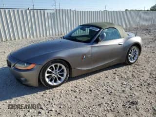 2003 BMW Z4 2.5i with VIN 4USBT33483LS47330, listed as a Copart auction lot 80650555 with 98,318 mi miles and Salvage title. Bid and sale history available at DreamBid. Image 1.