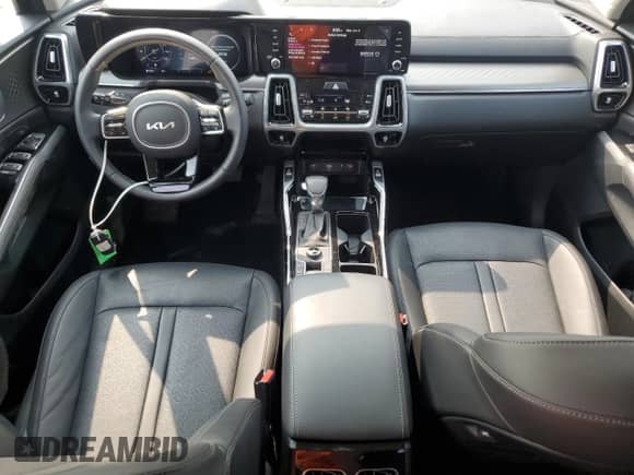 2023 Kia Sorento X-Line SX Prestige with VIN 5XYRKDLF9PG248020, listed as a Copart auction lot 58073885 with 14,989 mi miles and Salvage title. Bid and sale history available at DreamBid. Image 8.