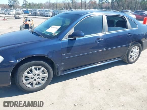 2011 Chevrolet Impala Police Police with VIN 2G1WD5EM9B1165441, listed as a IAAI auction lot 41871506 with 138,810 mi miles and . Bid and sale history available at DreamBid. Image 6.