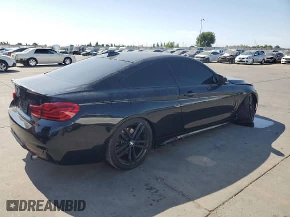 2019 BMW 4 Series 440i with VIN WBA4W7C53KAG53032, listed as a Copart auction lot 62126985 with 58,061 mi miles and Salvage title. Bid and sale history available at DreamBid. Image 3.