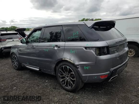 2020 Land Rover Range Rover Sport HSE Dynamic с VIN SALWR2SE1LA714702, выставлен на аукционе Copart как лот 58373965 с пробегом 47 379 миль миль и Списание • Salvage title. История ставок и продаж доступна на DreamBid. Изображение 2.