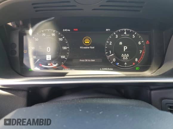 2020 Land Rover Range Rover Sport SE z VIN SALWG2SU6LA732478, wystawiony jako Copart lot #68459055 z przebiegiem 39 903 mil mil oraz Szkoda całkowita • Salvage title. Historia ofert i sprzedaży dostępna na DreamBid. Obrazek 9.